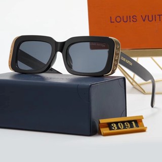 Louis Vuitton LV แว่นตากันแดด เลนส์โพลาไรซ์ ป้องกันรังสียูวี หรูหรา สไตล์เรโทร แฟชั่นคลาสสิก สําหรับผู้ชาย และผู้หญิง 2023 UV400