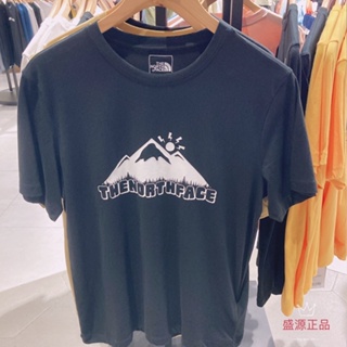 The NORTH FACE เสื้อแขนสั้นลําลอง ผ้าฝ้าย สําหรับผู้ชาย และผู้หญิง