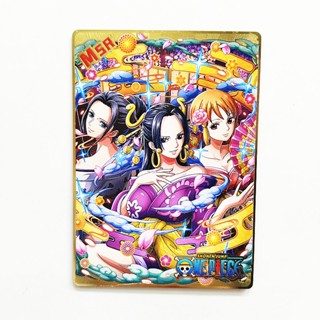 การ์ดโลหะ ลายการ์ตูนอนิเมะ One Piece Nami Nico Robin Boa Hancock