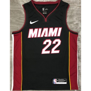 hot Pressed nba Miami Heat No.22 Butler black V basketball jersey