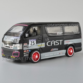 โมเดลยานพาหนะเชิงพาณิชย์ Toyota Hiace MPV ขนาด 1:32 ของเล่นสําหรับเด็ก