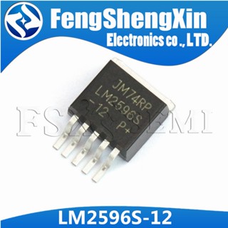 สวิตช์แปลงไฟ LM2596S-12 LM2596S TO-263 LM2596 12V 50 ชิ้นต่อล็อต