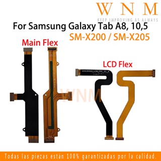 สายแพหน้าจอเมนบอร์ด USB สําหรับ Samsung Galaxy Tab A8 10 5 SM-X200 SM-X205 X200 X205