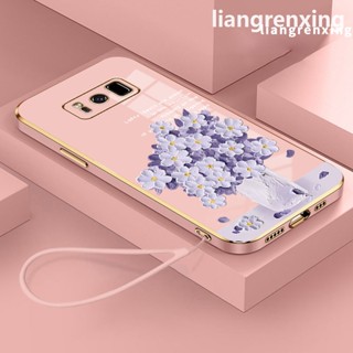 เคส samsung s8 plus samsung s8 เคสโทรศัพท์มือถือ ซิลิโคนนิ่ม ชุบไฟฟ้า กันกระแทก สําหรับ samsung s8 plus s8 DDYHH01 น่ารัก ลายการ์ตูน กันกระแทก