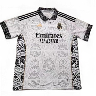 เสื้อกีฬาแขนสั้น ลายทีมชาติฟุตบอล Real Madrid 2023-24 ชุดเหย้า สําหรับผู้ชาย