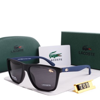 Lacostes แว่นตากันแดด เลนส์โพลาไรซ์ หรูหรา สําหรับผู้ชาย UV400 2023 709