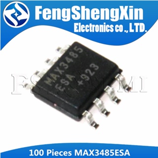 ตัวรับส่งสัญญาณ IC MAX3485 MAX3485ESA MAX3485CSA SOP-8 100 ชิ้นต่อชุด