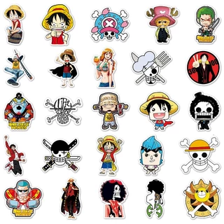 50 ชิ้นตลก One Piece DIY Creative Home Decal สติกเกอร์ Kawaii การ์ตูนสติกเกอร์กันน้ํา