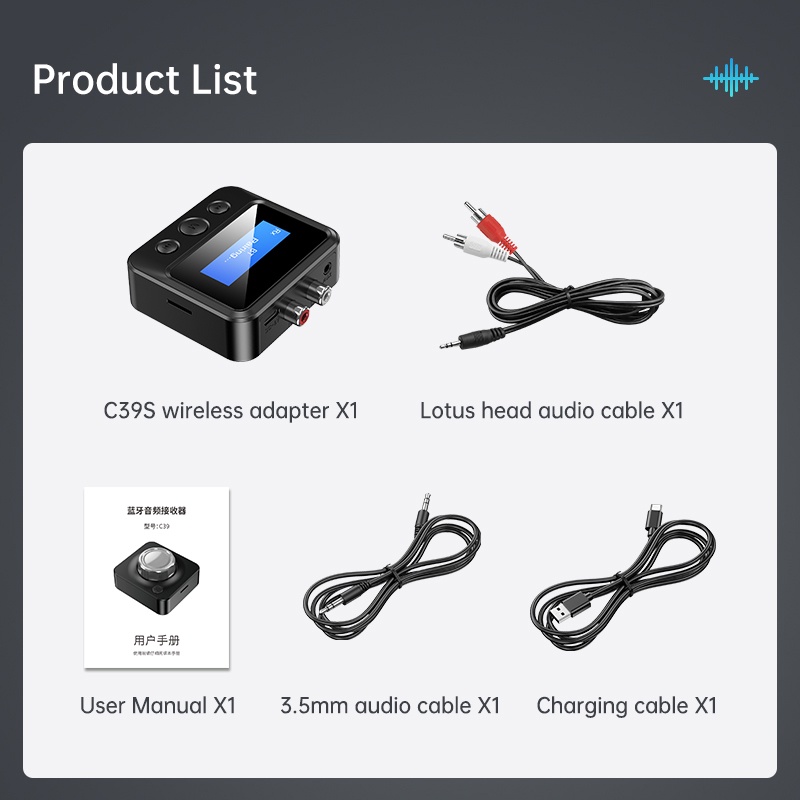 อะแดปเตอร์รับส่งสัญญาณบลูทูธ 5.0 EDR USB Dongle 3.5 มม. AUX RCA สําหรับ TV PC หูฟังสเตอริโอ รถยนต์ HIFI