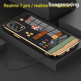 เคส realme 7 pro realme 7i realme c17 ใหม่ เคสโทรศัพท์มือถือ ซิลิโคนนิ่ม ชุบไฟฟ้า กันกระแทก สําหรับ realme 7 pro realme 7i realme c17 DDMLA01 น่ารัก ลายการ์ตูน กันกระแทก