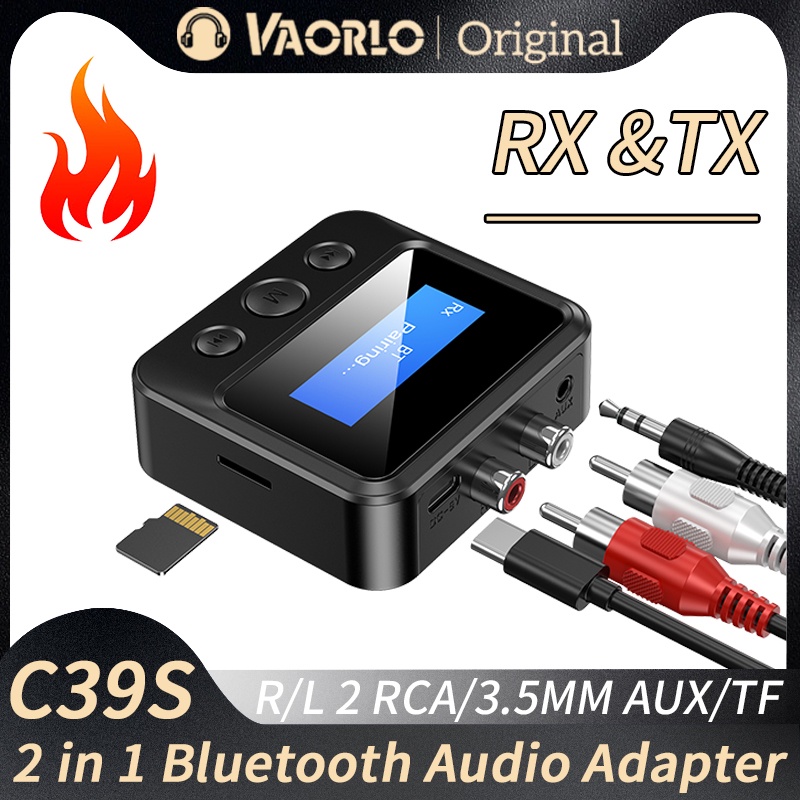อะแดปเตอร์รับส่งสัญญาณบลูทูธ 5.0 EDR USB Dongle 3.5 มม. AUX RCA สําหรับ TV PC หูฟังสเตอริโอ รถยนต์ HIFI