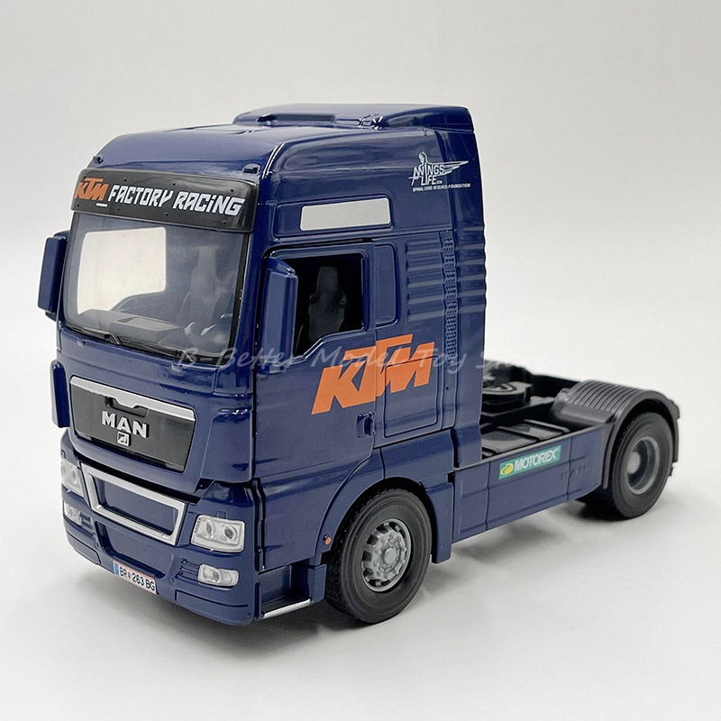 Joy City 1:32 Diecast Truck Model Toy Man TGX Tractor Vehicle Replica Collector Editio