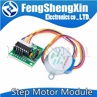 สเต็ปมอเตอร์เกียร์ 28byj-48 DC 5V 12V ULN2003 4 เฟส