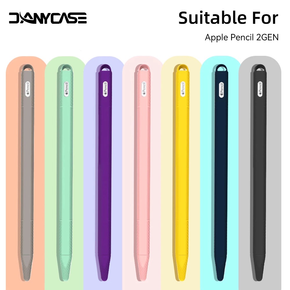 กล ่ องดินสอสําหรับ Apple Pencil Pro (USB-C 2024 Apple Pencil 2nd Generation Soft Silicone Cover Protector Stylus Touch Pen Case สําหรับอุปกรณ ์ เสริม iPad