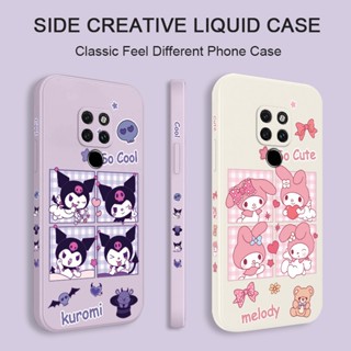 เคสโทรศัพท์มือถือซิลิโคน ลายการ์ตูน Happy Comics มีลายด้านข้าง สําหรับ Huawei Mate Y7A 20 Nova 5T Pro P Smart 2021