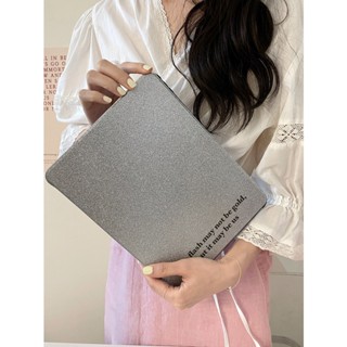 ใหม่ เคส ลายตัวอักษรภาษาอังกฤษ กลิตเตอร์ สีเงิน หมุนได้ 360 องศา สําหรับ iPad Pro 11 2021 Case 2020 iPad Air 4 Air 5 2022 iPad Mini 6 2021 9th 8th 10.2 นิ้ว