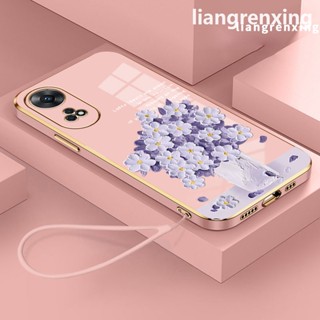 ใหม่ เคสโทรศัพท์ ซิลิโคนนิ่ม ชุบไฟฟ้า กันกระแทก สําหรับ oppo RENO 8t 4G RENO 8 t 2023 Reno8 t 5g 2023 oppo a78 5g DDYHH01