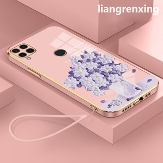 เคส Realme C15 เคสโทรศัพท์มือถือ ซิลิโคนนิ่ม ชุบไฟฟ้า กันกระแทก สําหรับ Realme C15 DDYHH01 น่ารัก ลายการ์ตูน กันกระแทก