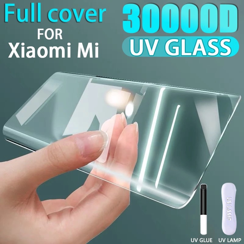 Honor 200/100Pro/70/90 กาวเต็ม UV กระจกนิรภัยสําหรับ Huawei Honor X9a/X9b/Honor 50 Pro P40pro ป้องกันหน้าจอด้วยแสง UV