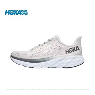 Original HOKA ONE ONE Clifton 8 Wide low-top รองเท้าวิ่ง ดูดซับแรงกระแทก สําหรับผู้ชาย และผู้หญิง