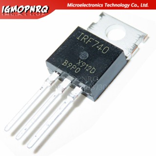 มอสฟิลด์เอฟเฟค 20 IRF740 IRF740PBF N-Chan 400V 10 Ampere TO-220