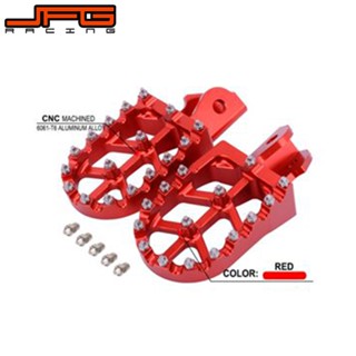 Jfg ที่พักเท้าอลูมิเนียม CNC สําหรับรถจักรยานยนต์วิบาก CRF150F 2003-2009 CRF230F 2012-2017