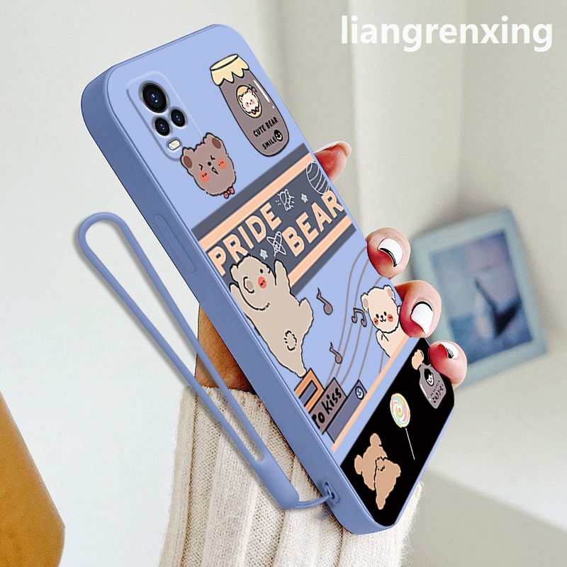 เคส vivo v20 pro v20se v23e v23 v21 v21e 5G เคสโทรศัพท์มือถือ ซิลิโคนนิ่ม กันกระแทก สําหรับ vivo v20 pro v20se v23e v23 v21 v21e 5G YTXT01 น่ารัก ลายการ์ตูน กันกระแทก