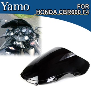 กระจกหน้ารถจักรยานยนต์ สีดํา สําหรับ Honda CBR 600 RR F4 1999 2000 99 00 CBRF4 CBR600 F4 600RR