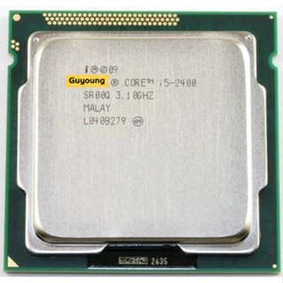 หน่วยประมวลผล CPU i5 2400 Quad-Core 3.1GHz LGA 1155 TDP:95W 6MB Cache i5-2400