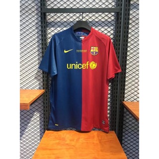 เสื้อยืด ลายทีมชาติฟุตบอล Gaopin 2008/2009 season Barcelona ชุดเหย้า