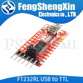 โมดูลอะแดปเตอร์อนุกรม FT232RL USB เป็น TTL สําหรับ Arduino Mini Port 3.3V 5V 1 ชิ้น