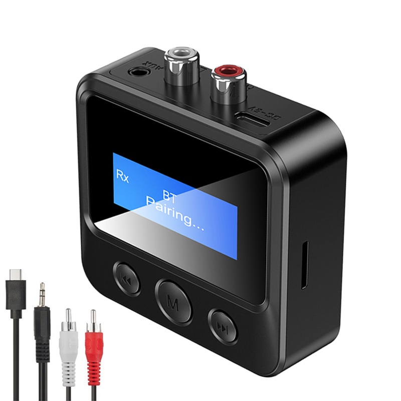 อะแดปเตอร์รับส่งสัญญาณบลูทูธ 5.0 EDR USB Dongle 3.5 มม. AUX RCA สําหรับ TV PC หูฟังสเตอริโอ รถยนต์ HIFI