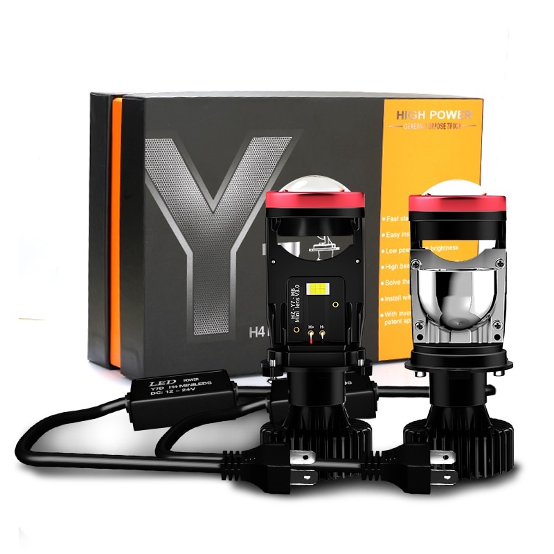 1PC คุณภาพสูง 180W Y7S H4 H4 6000K 4300K 3000K LED ไฟหน้าสําหรับรถยนต์