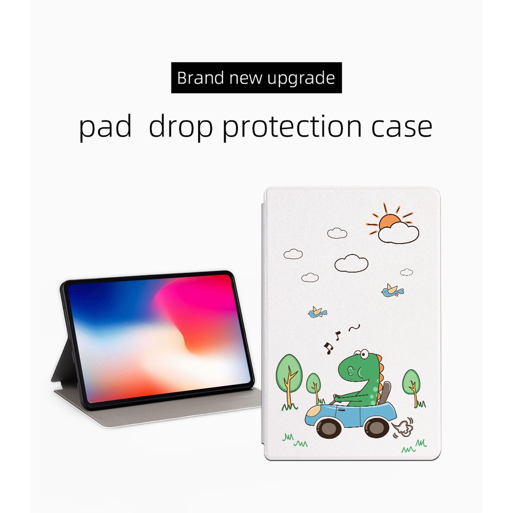สําหรับ Huawei MatePad 10.4 นิ้ว BAH3-W09,BAH3-AL00,BAH3-L09,BAH3-W59,BAH4-L09,BAH4-W09 เคสแท็บเล็ต, น่ารักการ์ตูนรูปแบบฝาครอบหนังคุณภาพสูง ราคา ถูกที่สุด ดีลบีเคเค แกลเลอรีภาพที่ 3