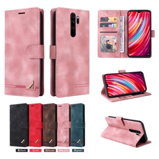 เคสโทรศัพท์หนัง PU ฝาพับแม่เหล็ก พร้อมช่องใส่บัตร สําหรับ Xiaomi A3 Redmi 8A Note 7 7S 8 Pro 8T