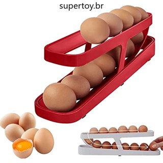 ถาดเก็บไข่ม้วน 2 ชั้น ประหยัดพื้นที่ สําหรับตู้เย็น