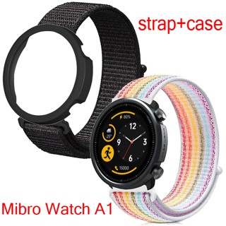 สําหรับ Mibro Watch A1 เคส TPU ป้องกันหน้าจอ กันชน เคส Mibro A1 สายไนล่อน สร้อยข้อมือ