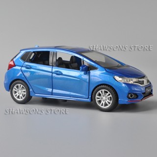 โมเดลรถยนต์โลหะ สเกล 1:28 Honda Fit พร้อมเสียง และไฟ ของเล่นสําหรับเด็ก