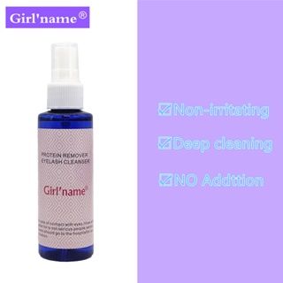 Girlname 70ml Eyelash Cleaner Makeup Tools Non Irritating and Effective Grease Removal