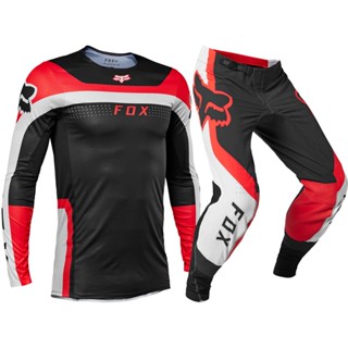 ชุดเสื้อกีฬาแขนสั้น และกางเกง ลาย MX Gear Combos Fox Moto ATV 4 แบบ สําหรับผู้ชาย เหมาะกับการแข่งรถวิบาก ออฟโรด รถวิบาก