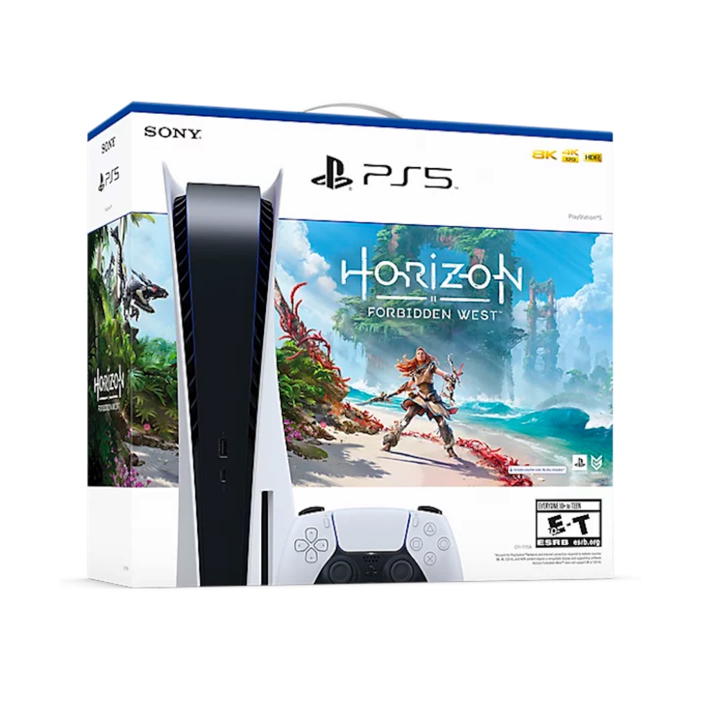 พร้อมส่ง PS5 ศูนย์sonyไทย รุ่นใส่แผ่น Horizon forbidden west bundle playstation5 ประกันศูนย์ไทย มือ1 ใหม่ 2022