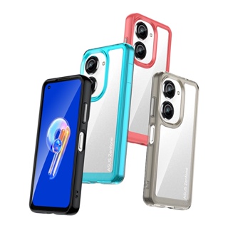 เคสโทรศัพท์อะคริลิค TPU ใส กันกระแทก กันตก ป้องกันลายนิ้วมือ สําหรับ Asus Zenfone 9