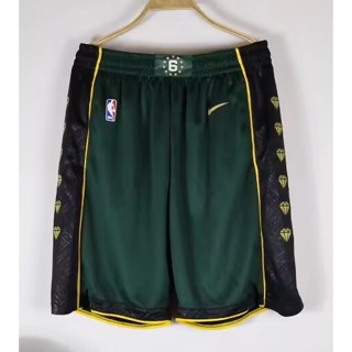 hot pressed 2023 nba Boston Celtics green city edition basketball shorts