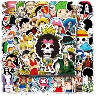 50 ชิ้นตลก One Piece DIY Creative Home Decal สติกเกอร์ Kawaii การ์ตูนสติกเกอร์กันน้ํา