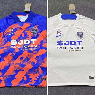 เสื้อกีฬาแขนสั้น ลายทีมชาติฟุตบอลชั้นนํา johor jersey Fans Issue Home Away 2023 2024 ชุดเหย้า สไตล์มาเลเซีย สําหรับผู้ชาย  *