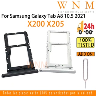 อะแดปเตอร์ถาดซิมการ์ด พร้อมช่องใส่ซิมการ์ด Micro SD แบบเปลี่ยน สําหรับ Samsung Galaxy Tab A8 10.5 2021 X200 X205