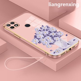 เคส oppo a15 oppo a15s a35 เคสโทรศัพท์ ซิลิโคนนิ่ม ชุบไฟฟ้า กันกระแทก สําหรับ oppo a15 oppo a15s a35 DDYHH01 น่ารัก ลายการ์ตูน กันกระแทก