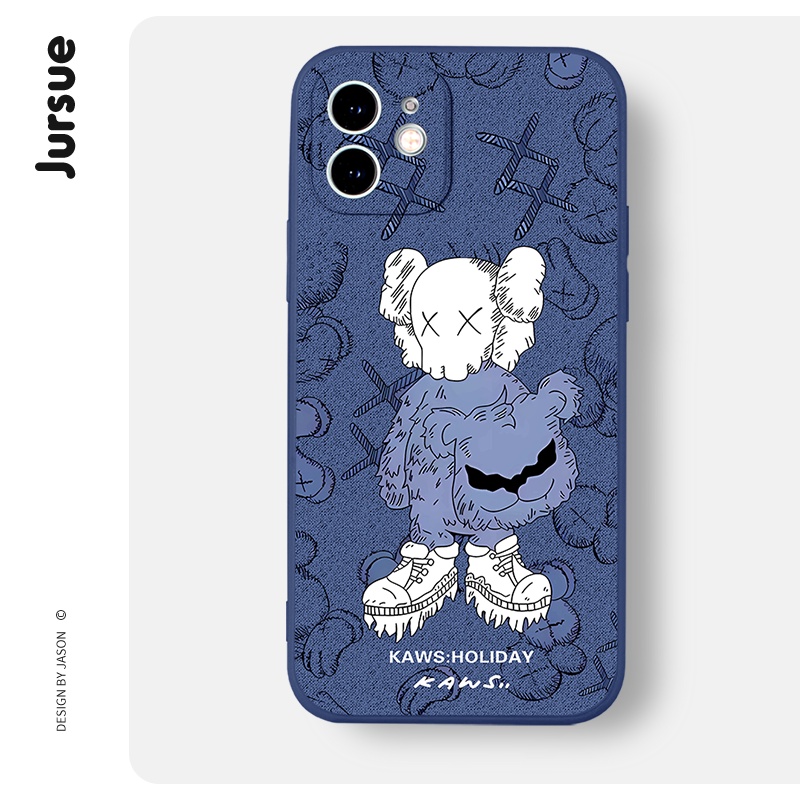 Jursue เคสโทรศัพท์มือถือ ลายตลกน่ารัก สําหรับ iPhone 14 13 12 11 Pro Max SE 2020 X XR XS 8 7 ip 6S 6 Plus XYH1416