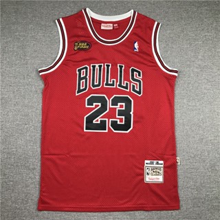 nba Chicago Bulls No. 23 Jordan red 98 finals basketball jersey