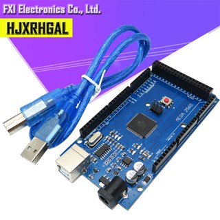 ใหม่ บอร์ด USB 1 MEGA 2560 R3 ATMEGA2560 AVR พร้อมสายเคเบิล USB (ATMEGA2560/CH340) Fengduno 2560